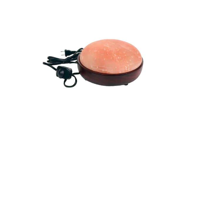 Natural Salt Lamp Foot Detox: Dual Slabs With Dimmer